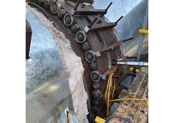 換熱器封頭堵漏