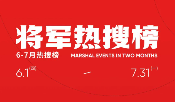 六、七月熱搜榜|抒寫時代華章 唱響將軍強音