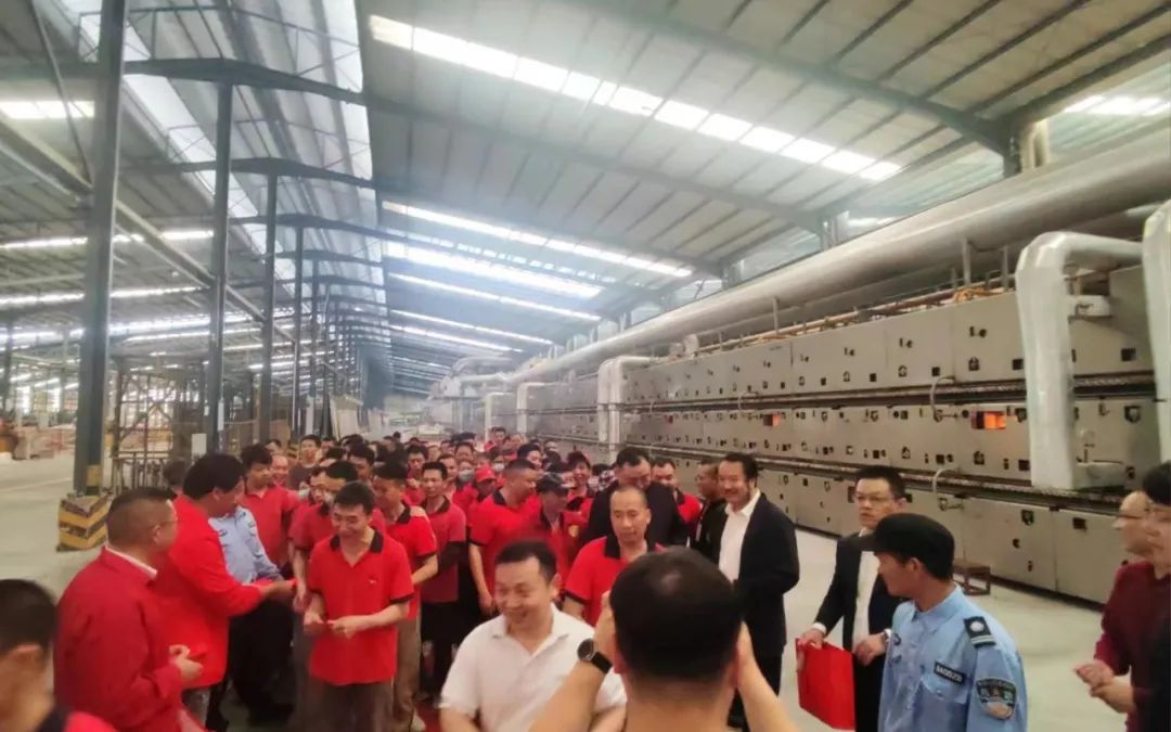 薪火升騰 · 燃起新程｜熱烈祝賀將軍陶瓷集團智造生產基地今日盛大點火(圖8)